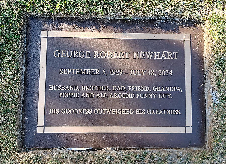 Bob Newhart's grave